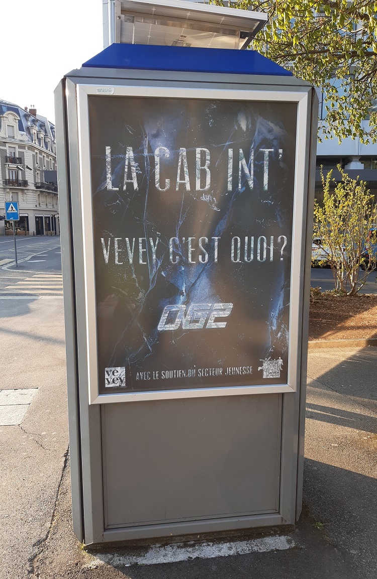 Deux anciennes cabines téléphoniques ont été réaménagées à Vevey